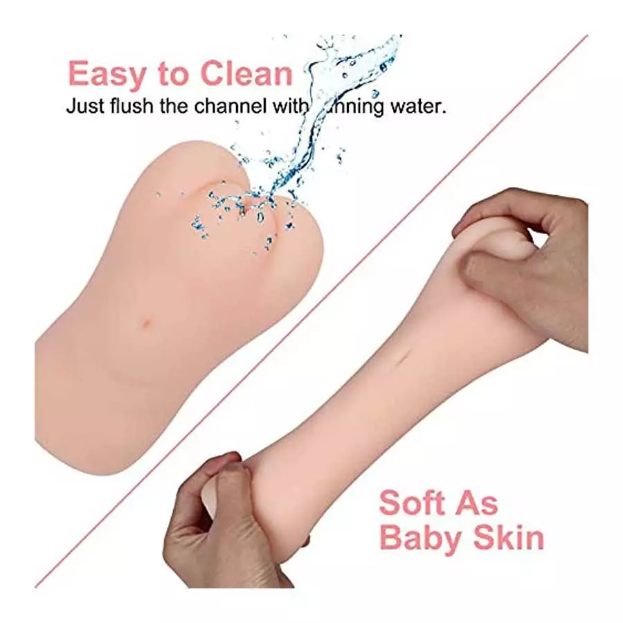 Pocket Pussy Male Masturbation Toy Lifelike Masturbator Realistic Textured Virgin Vagina Stroker TPE Butt Adult Sex Toys for Men