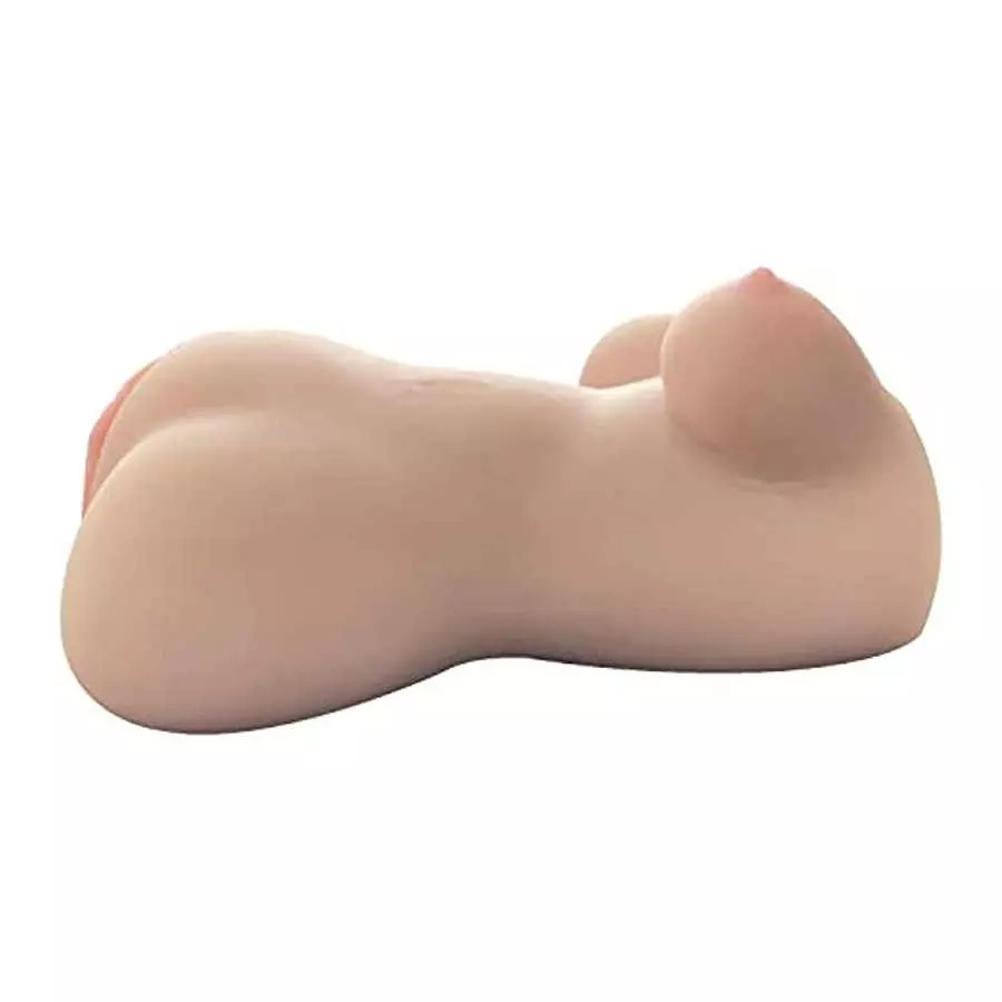 Mini Doll Male masturbator Toy Waterproof Pocket cat Ass Silicone Masturbation Cup for Men, Lifelike Female Torso, 4.0 Count