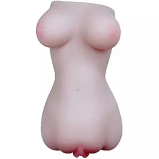 Mini Doll Male masturbator Toy Waterproof Pocket cat Ass Silicone Masturbation Cup for Men, Lifelike Female Torso, 4.0 Count