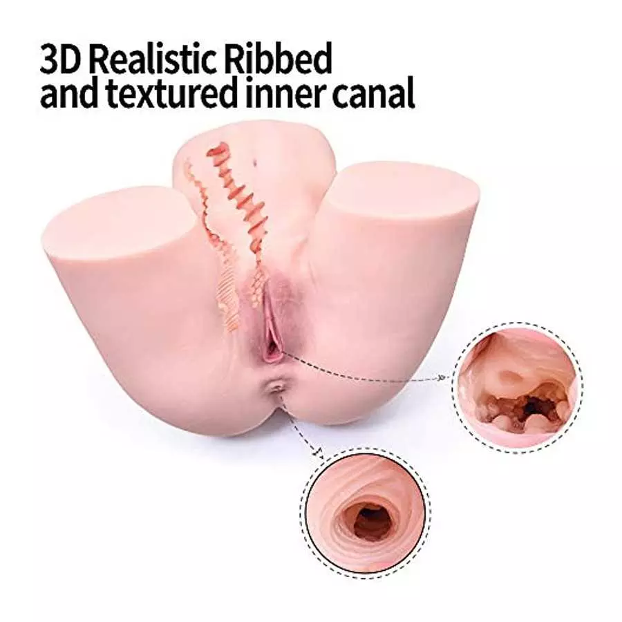 EXDOLL Male Masturbator Stroker Sex Toy TPE Pelvis with Tight,Female Torso Hip Big Butt Adult Male Sex Toys for Men Masturbation