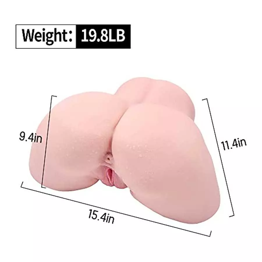 EXDOLL Male Masturbator Stroker Sex Toy TPE Pelvis with Tight,Female Torso Hip Big Butt Adult Male Sex Toys for Men Masturbation