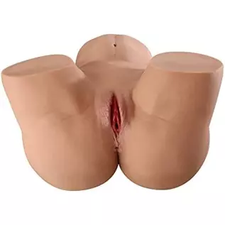 Yelolo Male Masturbator Fat Butt 3D Vagina Anal Channel, Realistic Male Sex Toy for Men Masturbation, Pussy Ass Masturbators Rea