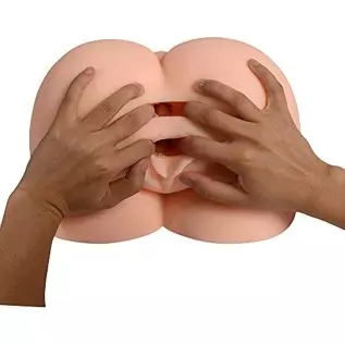 Male Masturbator Big Pussy Ass Male Sex Doll, 3D Realistic Life-Sized Pussy Silicone Vagina with Anal Channel