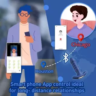 Anal Plug Vibrator with App Control Sex Toy for Men Women - Prostate Massager with 7 Thrusting & Vibrating Modes Adult Sex Toys Anal Plug Vibrator with App Control Sex Toy for Men Women - Prostate Massager with 7 Thrusting & Vibrating Modes Adult Sex Toys