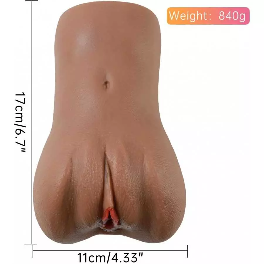 bsqipsd Pocket Pussy Male Masturbation Sex Toys with Realistic 3D Vagina and Tight Anus, Portable Man Masturbation Stroker Adult