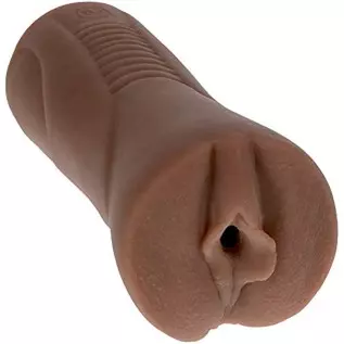 Doc Johnson Signature Strokers - Honey Gold - Ultraskyn Pocket Pussy, Caramel