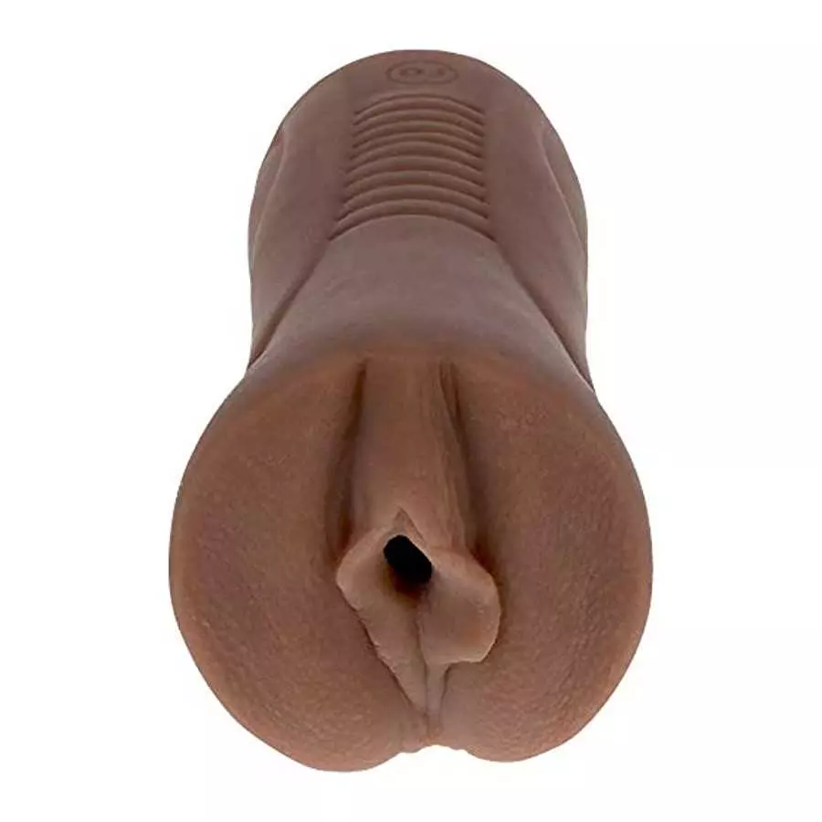 Doc Johnson Signature Strokers - Honey Gold - Ultraskyn Pocket Pussy, Caramel