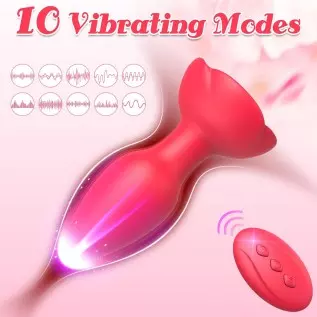 Anal Sex Toys Rose Sex Stimulator for Women, Vibrating Butt Anal Plugs, Remote Control Anal Vibrator with 10 Modes & Rose Base, Anal Sex Toys Rose Sex Stimulator for Women, Vibrating Butt Anal Plugs, Remote Control Anal Vibrator with 10 Modes & Rose Base,