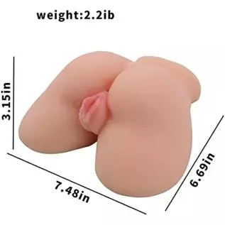 JOYLANE Body Doll Sex Toy for Men - Light Mini Adult Toy - Realistic Female Torso Flesh Light - Male Masturbator Massager Made w