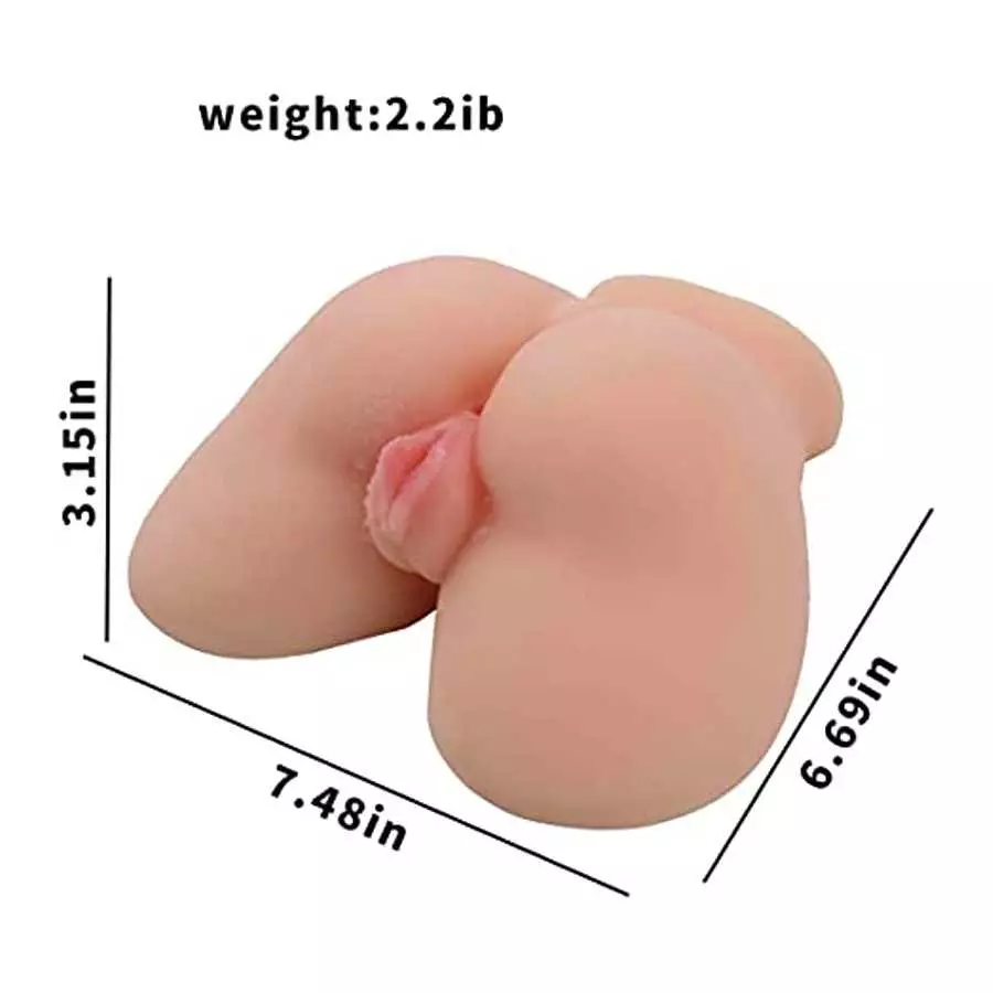 JOYLANE Body Doll Sex Toy for Men - Light Mini Adult Toy - Realistic Female Torso Flesh Light - Male Masturbator Massager Made w