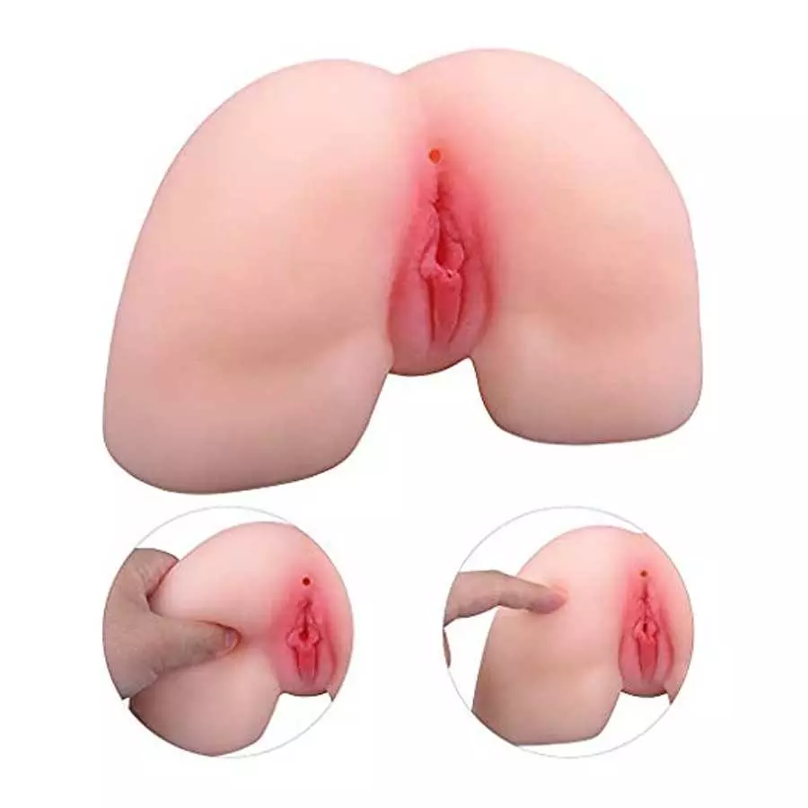 Ehxil&Exhau Realistic Lifelike Large Female Butt Sex Doll Men Masturbator Adult Toy Torso Doll Pocket Pussy Mini Body for Men Ma