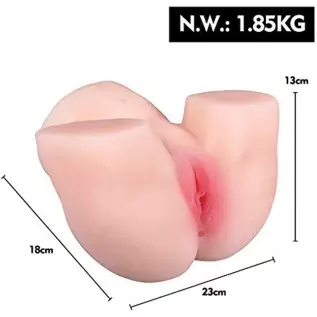 Ehxil&Exhau Realistic Lifelike Large Female Butt Sex Doll Men Masturbator Adult Toy Torso Doll Pocket Pussy Mini Body for Men Ma