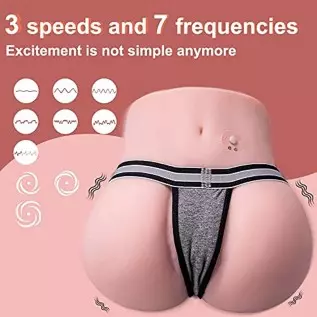 4.62lb Vibrating Butt Realistic Vagina Ass Sex Toy for Men Male Masturbator Rechargeable Stroker Sex Doll Lifelike Pussy Recharg 4.62lb Vibrating Butt Realistic Vagina Ass Sex Toy for Men Male Masturbator Rechargeable Stroker Sex Doll Lifelike Pussy Recharg