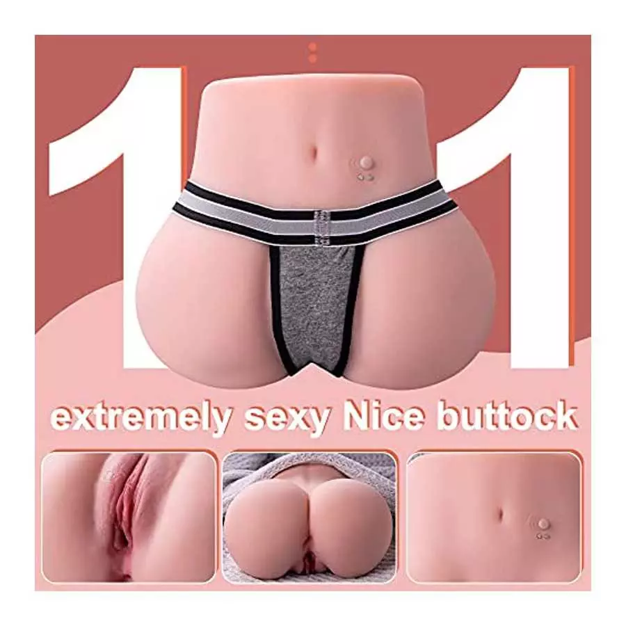 4.62lb Vibrating Butt Realistic Vagina Ass Sex Toy for Men Male Masturbator Rechargeable Stroker Sex Doll Lifelike Pussy Recharg