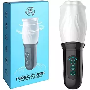 360° Rotation Blowjob Male Masturbator Adults Vibrator Silicone Soft Pussy Delayed Ejaculation Erotic Vibrators Sex Toys for Men