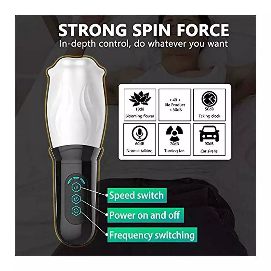 360° Rotation Blowjob Male Masturbator Adults Vibrator Silicone Soft Pussy Delayed Ejaculation Erotic Vibrators Sex Toys for Men