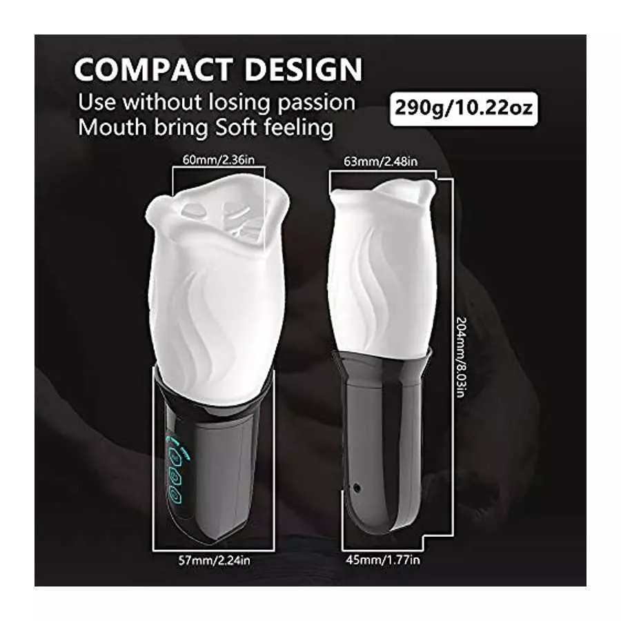 360° Rotation Blowjob Male Masturbator Adults Vibrator Silicone Soft Pussy Delayed Ejaculation Erotic Vibrators Sex Toys for Men