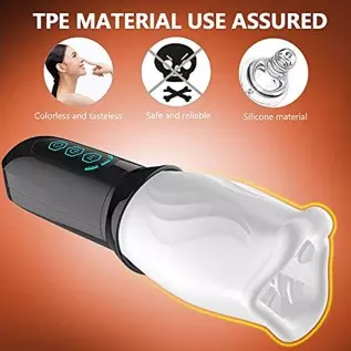 360° Rotation Blowjob Male Masturbator Adults Vibrator Silicone Soft Pussy Delayed Ejaculation Erotic Vibrators Sex Toys for Men