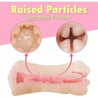 Male Masturbator Pocket Pussy Stroker, Yoaiv 3D Realistic Tight Vagina and Textured Mouth for Oral Sex, Double Stimulation Blowj Male Masturbator Pocket Pussy Stroker, Yoaiv 3D Realistic Tight Vagina and Textured Mouth for Oral Sex, Double Stimulation Blowj