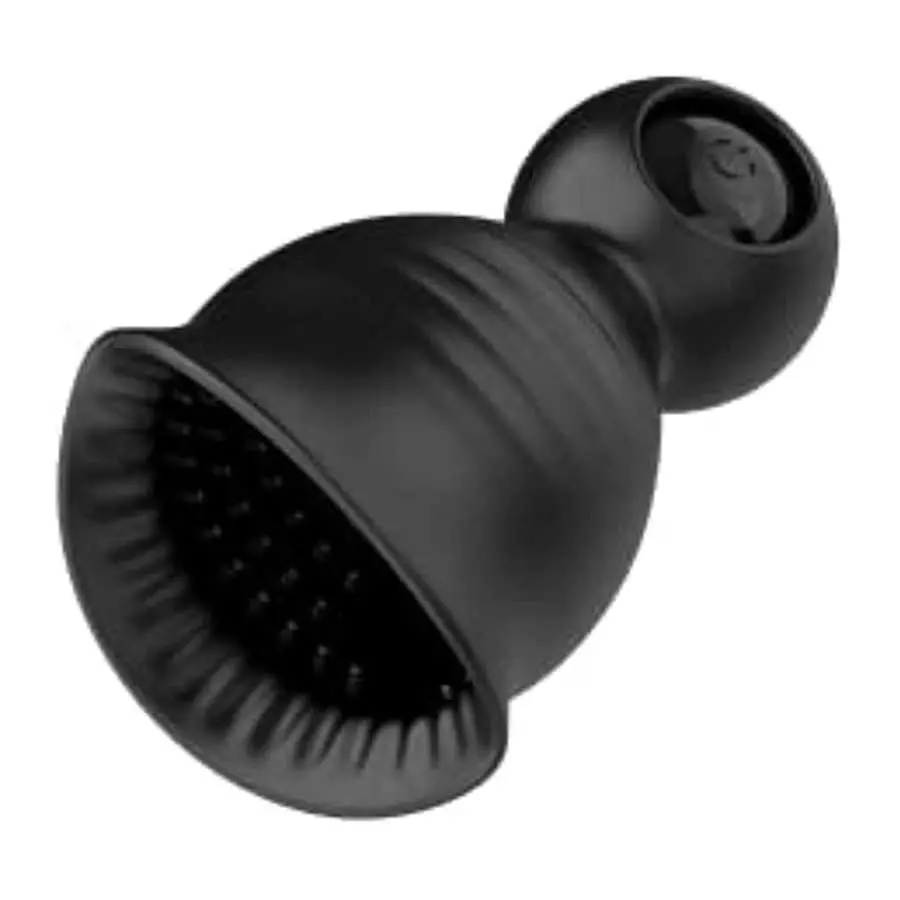 Penis Vibration masturbator, Men's Penis Glans Trainer, Glans wear Trainer 9 Modes, Reduce Sensitivity Men's Penis Vibration Mas