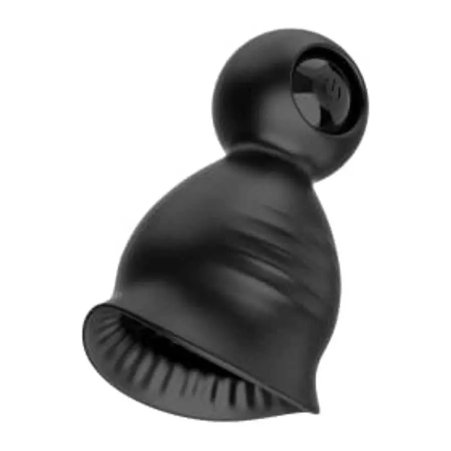 Penis Vibration masturbator, Men's Penis Glans Trainer, Glans wear Trainer 9 Modes, Reduce Sensitivity Men's Penis Vibration Mas