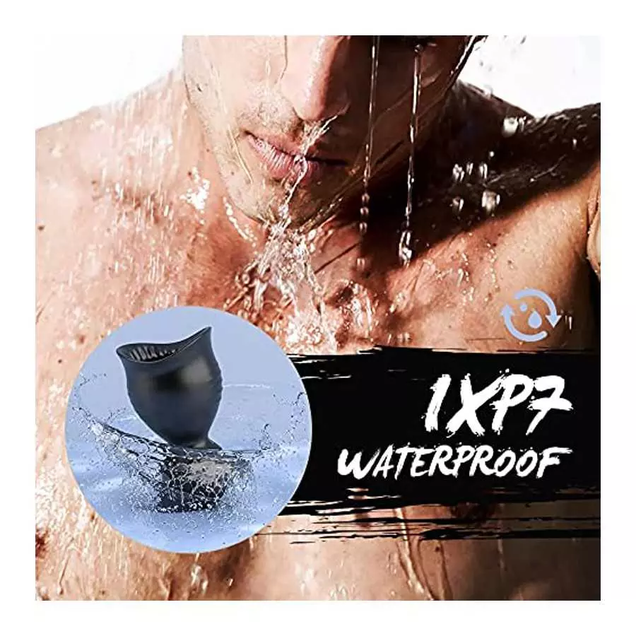 Penis Vibration masturbator, Men's Penis Glans Trainer, Glans wear Trainer 9 Modes, Reduce Sensitivity Men's Penis Vibration Mas