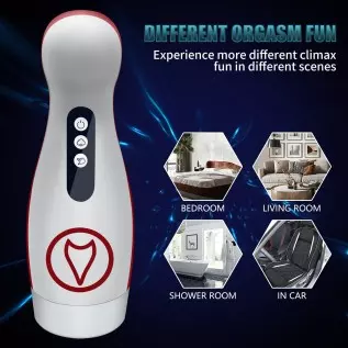 Male Masturbators Pocket Pussy Hands Free - Automatic Sucking Adult Sex Toys for Men, 3D Realistic Textured, with 3 Vacuum Sucti Male Masturbators Pocket Pussy Hands Free - Automatic Sucking Adult Sex Toys for Men, 3D Realistic Textured, with 3 Vacuum Sucti