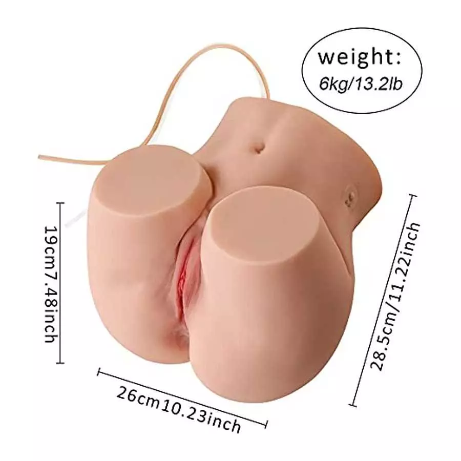 13.2lb Sucting Vibrating Stroker Big Ass Realistic Vagina Love Doll Torso Sex Toy for Men Male Masturbator Sex Doll Lifelike Pus