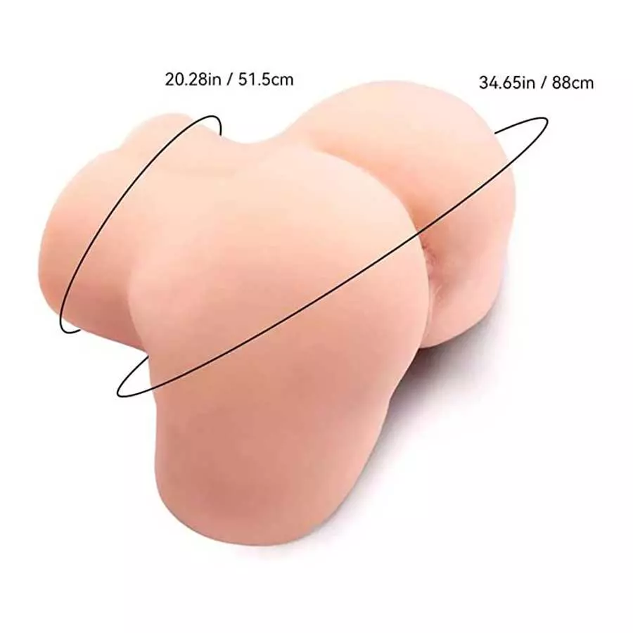 daomo Life-Sized Sex Doll Male Masturbators Toys Realistic Butt Pocket Pussy Ass Male Sex Toys for Men, 1:1 Scaled Female Torso