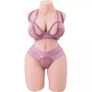 Realistic Sex Doll for Men, Lifelike Ass Toy with Big Boobs & Real Vagina, Women Torso Masturbator (Big, 9.9LBS)