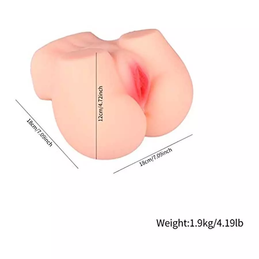 Ehxil&Exhau Realistic Lifelike Sex Doll Men Masturbator Adult Toy Torso Doll Pocket Pussy Mini Body for Men Masturbation, 3D Rea