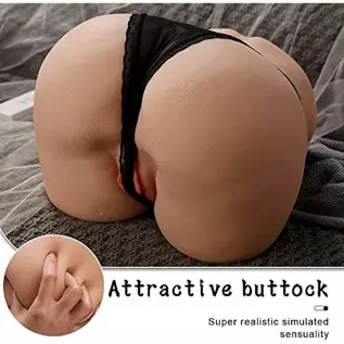 13.4lb Vibrating Stroker Sucking Big Ass Realistic Vagina Love Doll Torso Sex Toy for Men Male Masturbator Sex Doll Lifelike Pus