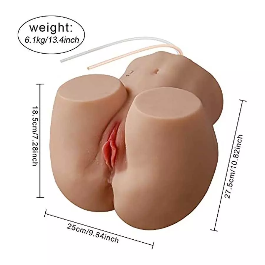 13.4lb Vibrating Stroker Sucking Big Ass Realistic Vagina Love Doll Torso Sex Toy for Men Male Masturbator Sex Doll Lifelike Pus