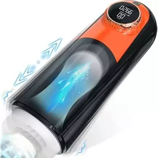 Male Masturbators Adult Sex Toys & Games with 3D Realistic Textured Adult Toys, Automatic Masturbator Cup Sex Toy for Men 10 Vib