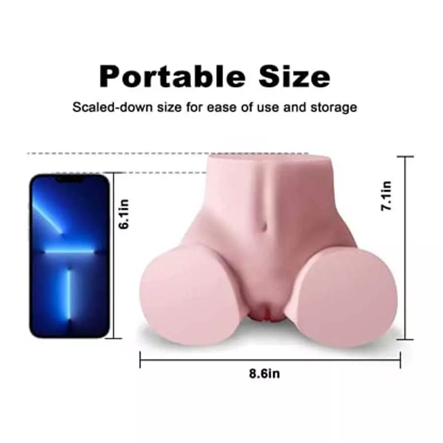 Sex Doll Torso Male Masturbators: Realistic Sex Toy for Mens Masturbation with Virgin Pussy Ass, Lifelike Silicone Female Adult