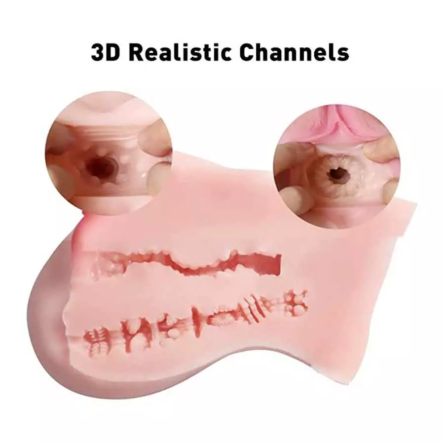 Sex Doll Torso Male Masturbators: Realistic Sex Toy for Mens Masturbation with Virgin Pussy Ass, Lifelike Silicone Female Adult