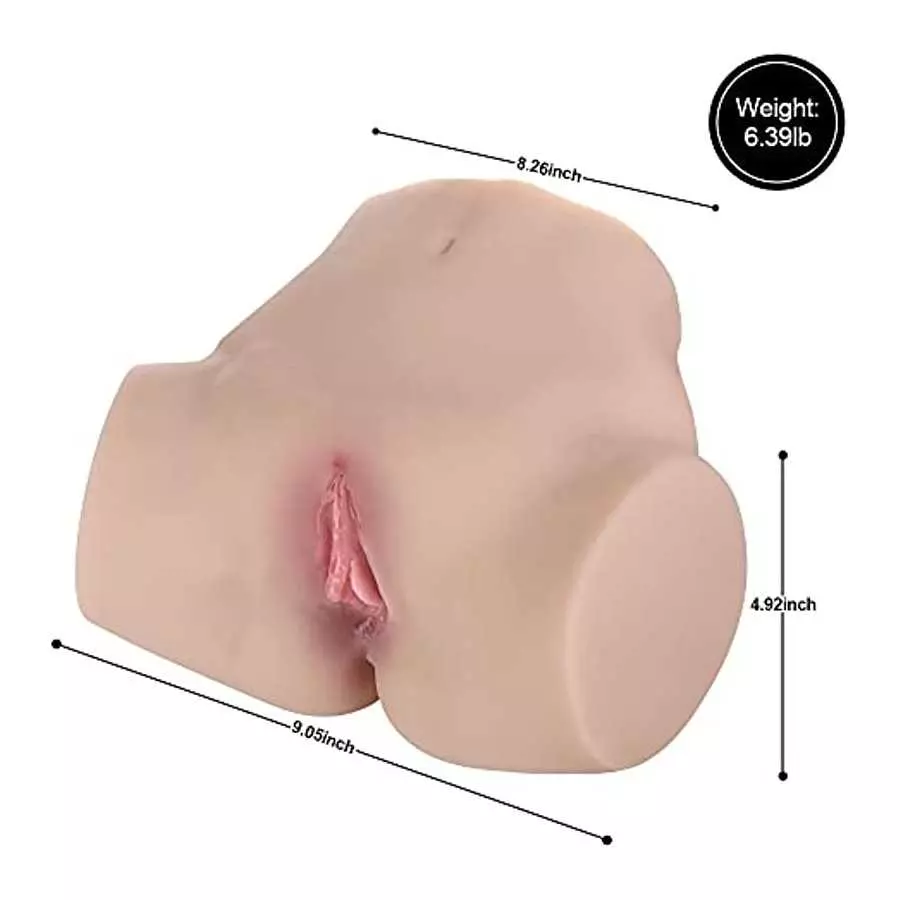 6.4LB Big Butt Sex Doll Male Masturbator Sex Toy for Men Lifelike Pussy Realistic Vagina Anus Love Doll Adult Man's Pleasure Dev