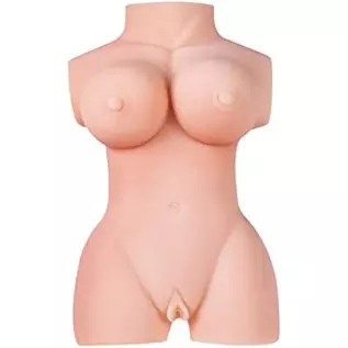 Univo 4.5 LB Sex Doll Male Masturbator Toy with Realistic Boobs & Pussy Ass Stroker, 3 in 1 Lifelike Female Torso Male Sex Toy f