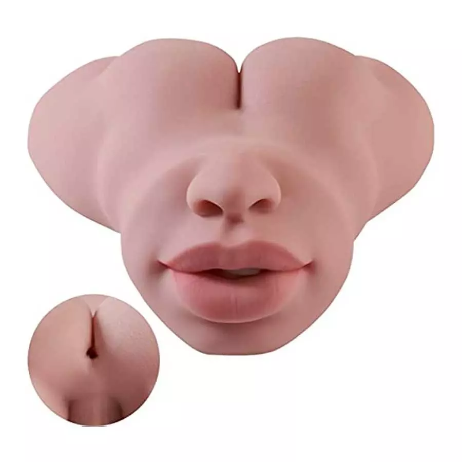 2 in 1 Sex Dolls for Gay Male with Realistic Textured Mouth and Tight Anus,Gay Toys with Face Masturbator Deep Throat Oral Sex G 2 in 1 Sex Dolls for Gay Male with Realistic Textured Mouth and Tight Anus,Gay Toys with Face Masturbator Deep Throat Oral Sex G
