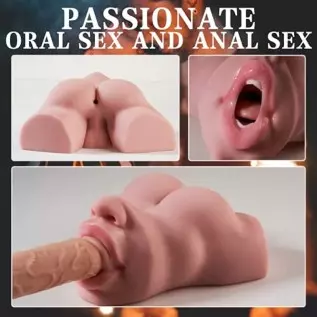 2 in 1 Sex Dolls for Gay Male with Realistic Textured Mouth and Tight Anus,Gay Toys with Face Masturbator Deep Throat Oral Sex G 2 in 1 Sex Dolls for Gay Male with Realistic Textured Mouth and Tight Anus,Gay Toys with Face Masturbator Deep Throat Oral Sex G