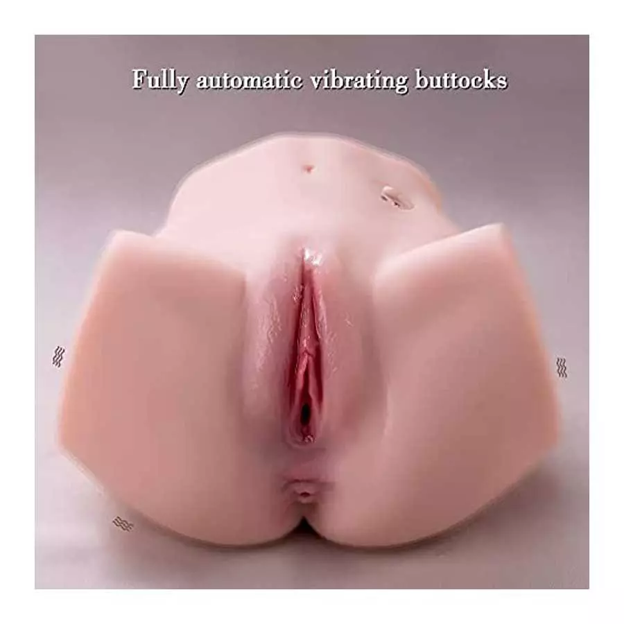 4.4lb Vibrating Butt Realistic Vagina Anus Sex Toy for Men Male Masturbator Stroker Sex Doll Lifelike Pussy Rechargeable 10 Freq