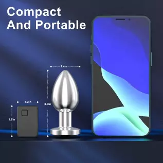 Anal Plug Sex Toys for Men Women Anal Toys Metal Vibrating Butt Plug Vibrator with 30ft Remote Control 10 Modes, VOBJOY Prostate Anal Plug Sex Toys for Men Women Anal Toys Metal Vibrating Butt Plug Vibrator with 30ft Remote Control 10 Modes, VOBJOY Prostate