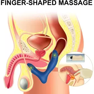 Waterproof Vibrating Prostate Massager for Beginners, Personal Anal Toy P Spot Vibrator with Remote Control for Hands Free Play,