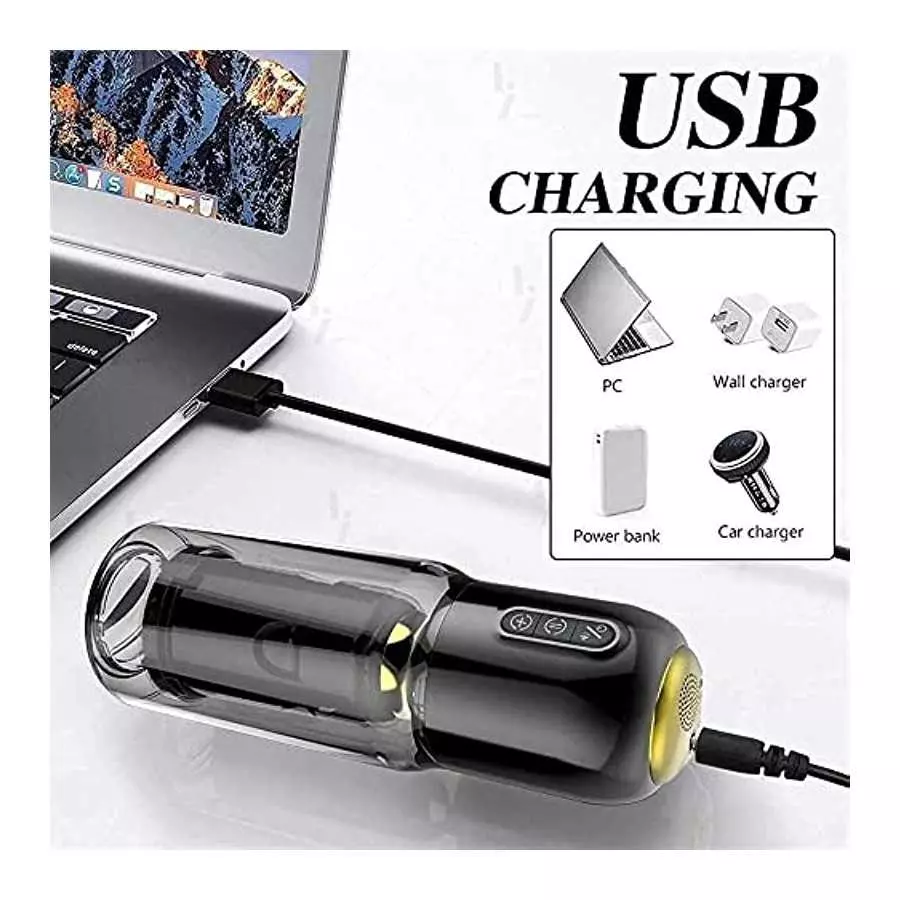 Male masturbators, Men's Hoodies Toy with 7 Powerful Thrusting Rotating Modes for Penis Stimulation, Electric Pocket Pussy Vagin