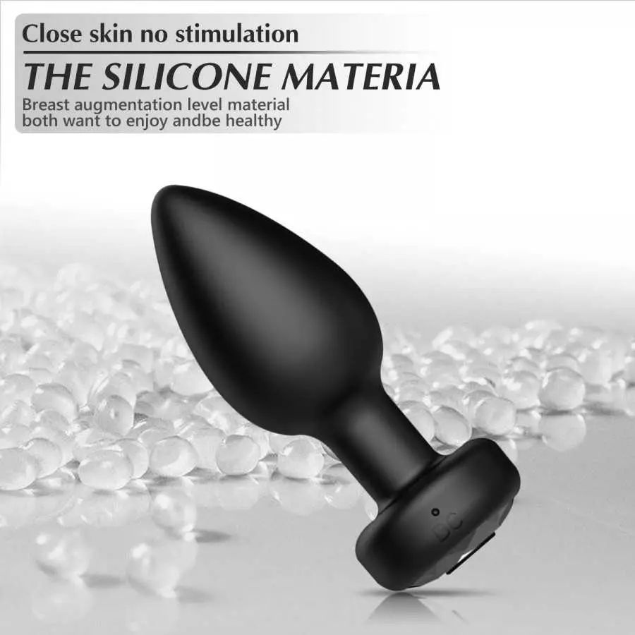 Anal Toys Vibrating Anal Plug - App Phone Controlled Vibrator 9 Classic Vibrating Modes Vibrating Butt Plug for Her and Him, Pro