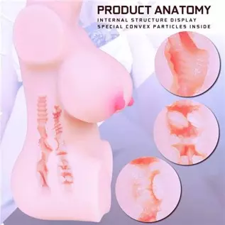 Sexy Dolls for Life Size 3 in 1 Adult Male Masturbato Toy Sex Doll Pocket and Realistic Female Torso Stroker for Male Silicone M