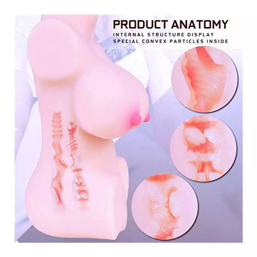 Sexy Dolls for Life Size 3 in 1 Adult Male Masturbato Toy Sex Doll Pocket and Realistic Female Torso Stroker for Male Silicone M