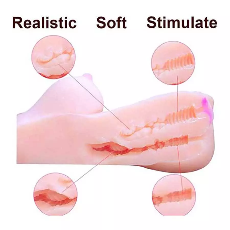 Sexy Dolls for Life Size 3 in 1 Adult Male Masturbato Toy Sex Doll Pocket and Realistic Female Torso Stroker for Male Silicone M