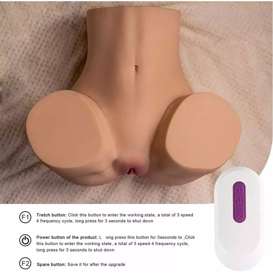 21LB Sex Doll for Men with Super Soft Gel Breasts Big Boobs and Realistic Pussy Ass for Vaginal Anal Breast Sex, Female Torso Ad