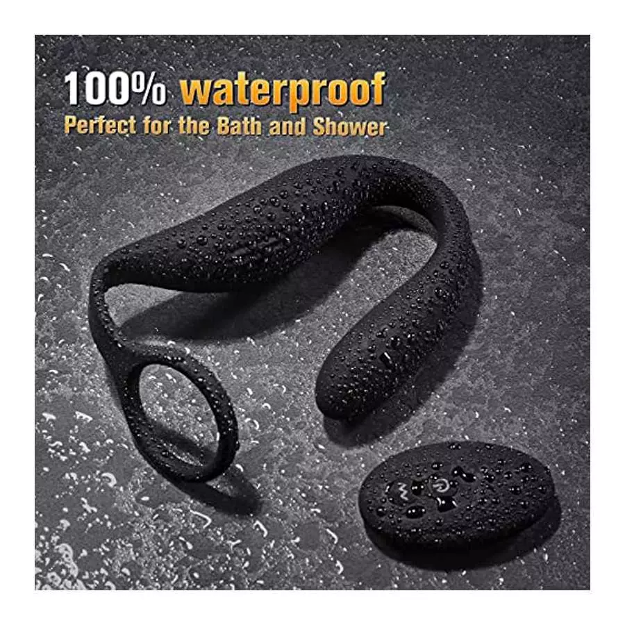 Flexible & Wearable Prostate Massager Male Anal Vibrator Sex Toys for Men - Couples Remote Control Vibrators with Silicone Cock 